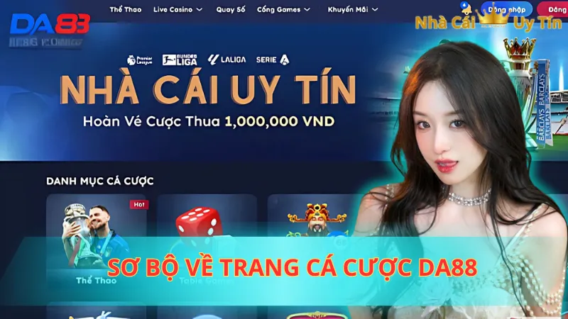 Sơ bộ về trang cá cược DA88